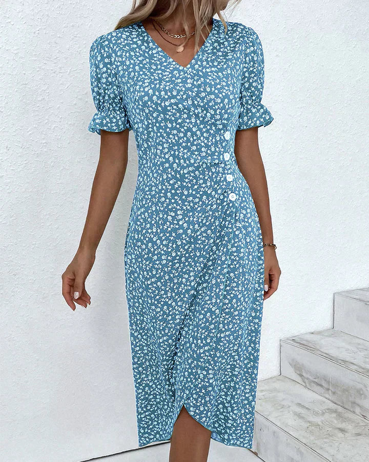 Esther – Stylish Summer Dress with Buttons