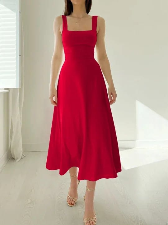 Lily - Casual Midi Dress - for Women | Ideal for Summer
