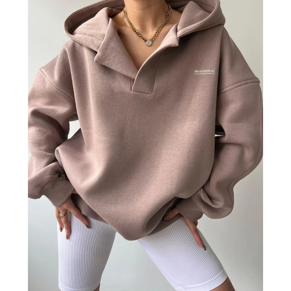 Riva Lefèvre | Stylish Hooded Loose Sweater