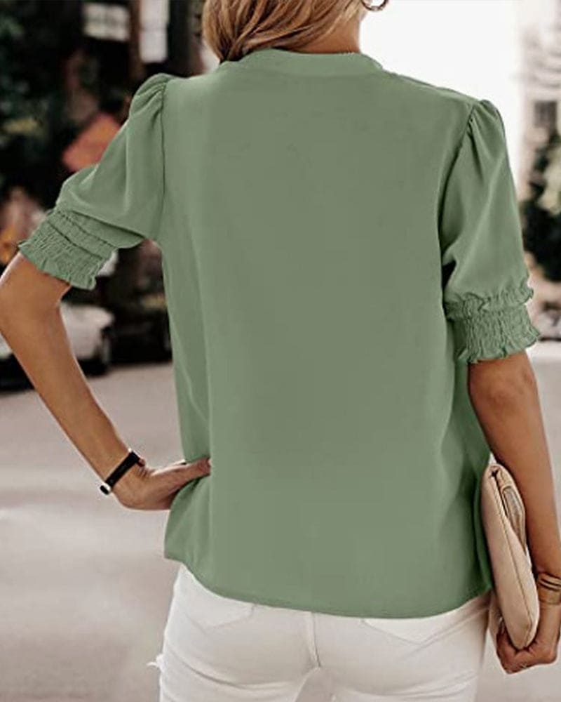 Flora | V-Neck Blouse