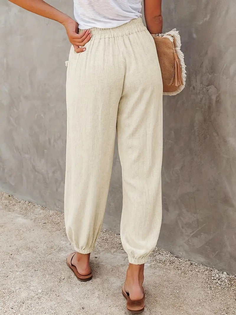 Livia - High Waist Long Pants