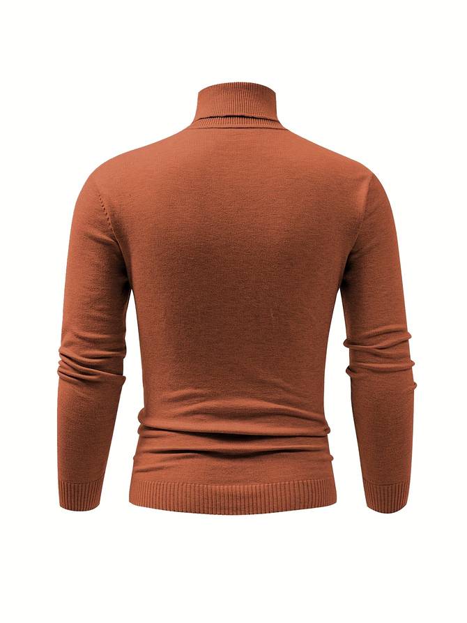 High neck jumper for men