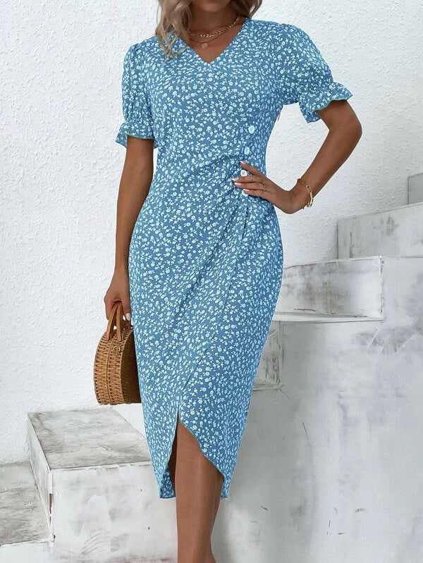 Esther – Stylish Summer Dress with Buttons
