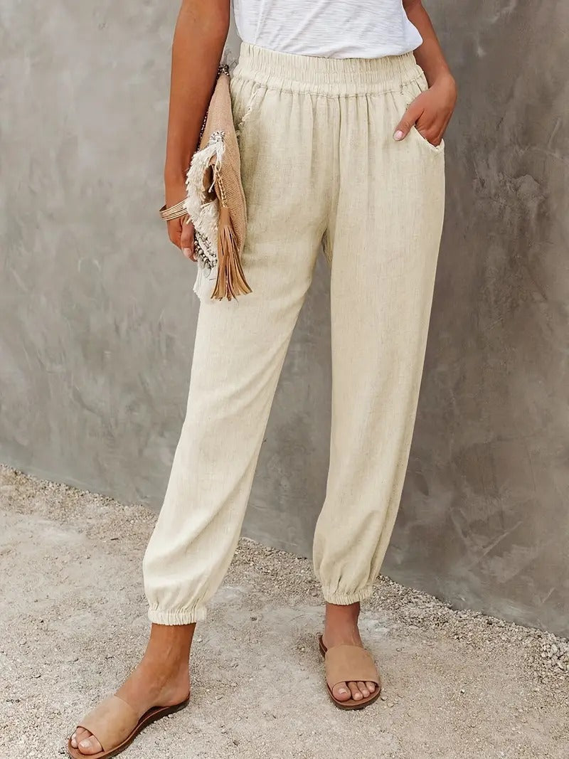 Livia - High Waist Long Pants