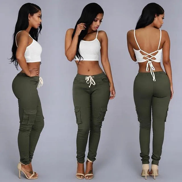 Leonie - Highwaist Cargo Pants