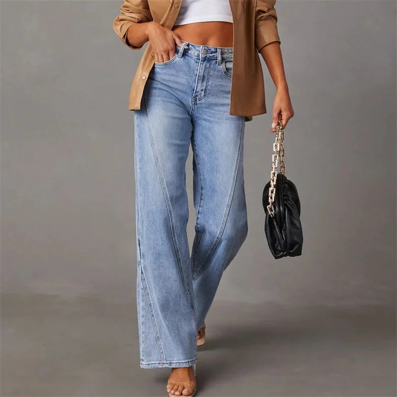 Teresia - Mid-waist Denim Jeans