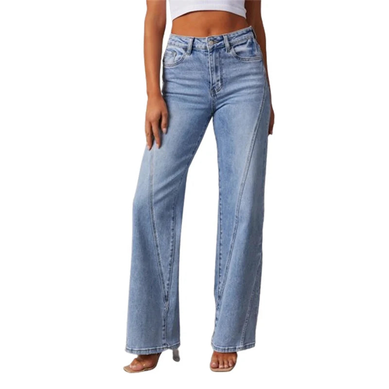 Teresia - Mid-waist Denim Jeans