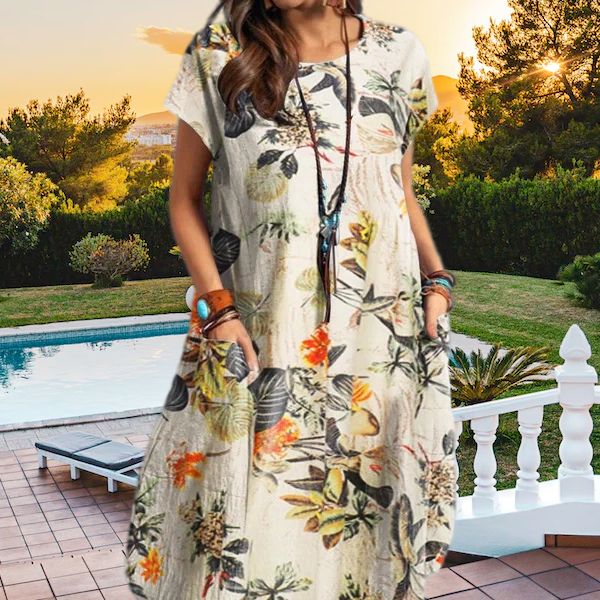 Fleur Rousse | Classic & Comfortable Floral Dress