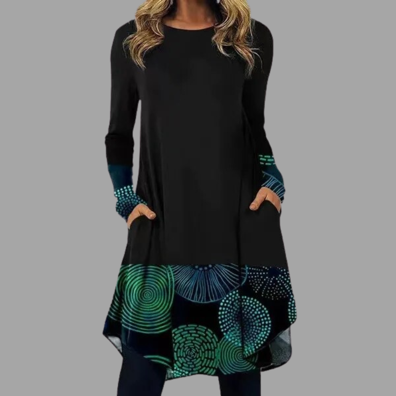 Riva Lefèvre | Elegant Boho Dress with Long Sleeves