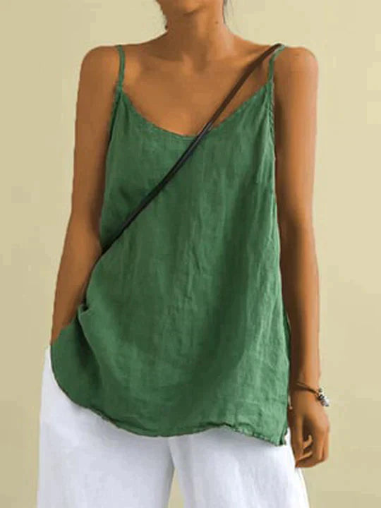 Fleur Rousse | Plain Sleeveless Top