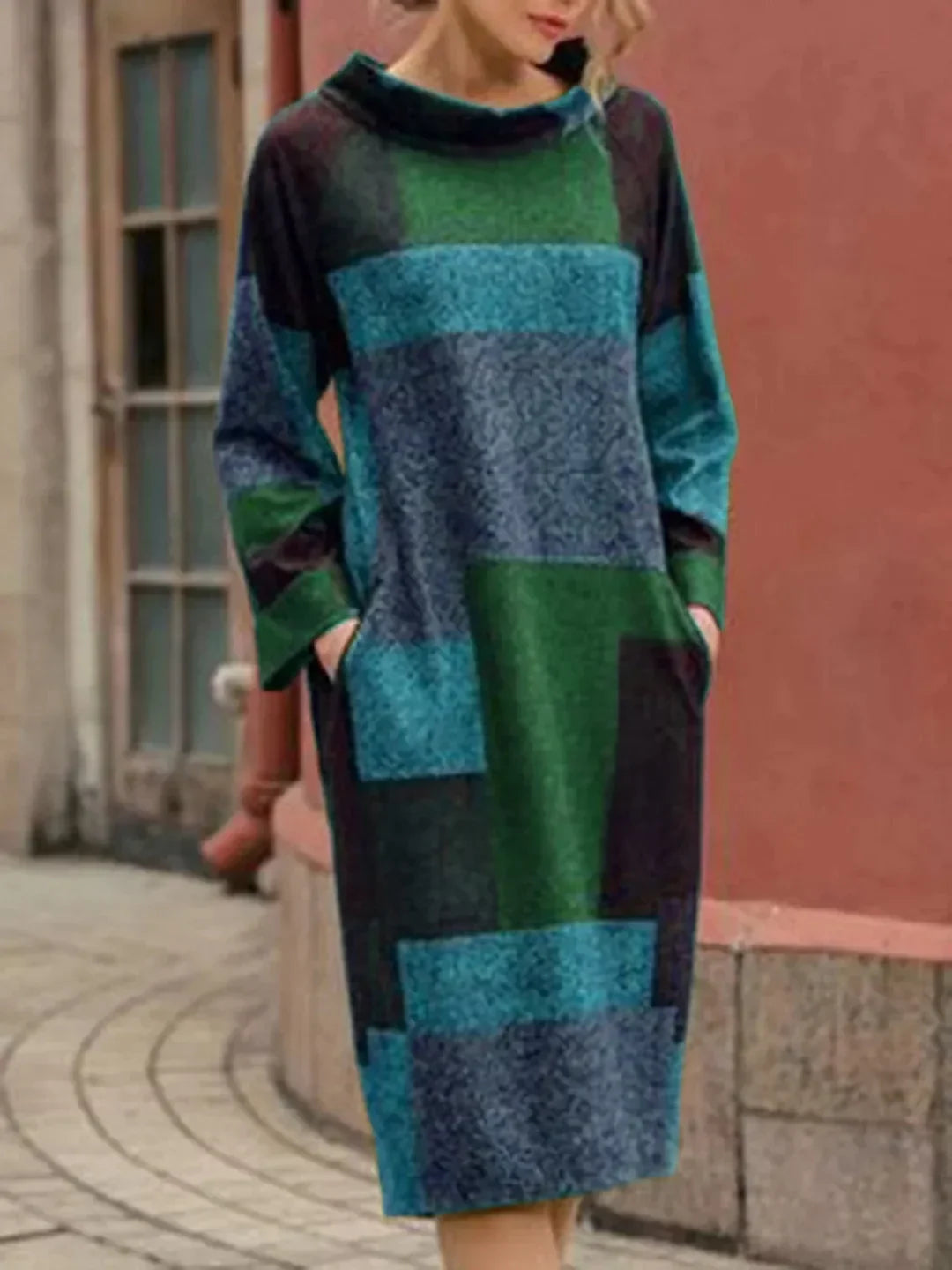 Pauline Laurent | Loose mid-length dress in a vintage look