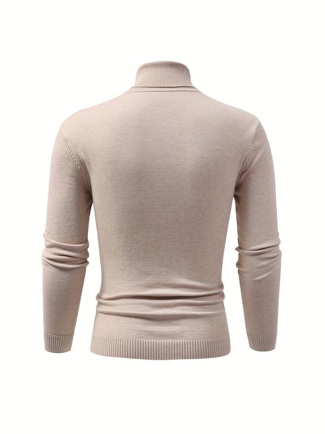 High neck jumper for men