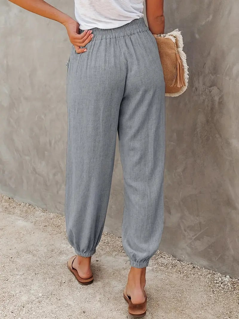 Livia - High Waist Long Pants