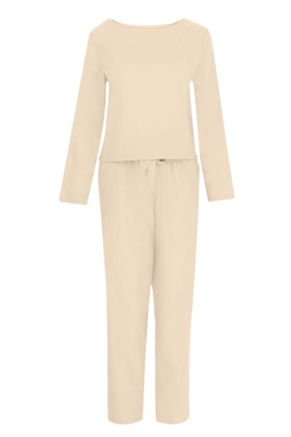 Women's Retro long sleeve and wide leg pants set