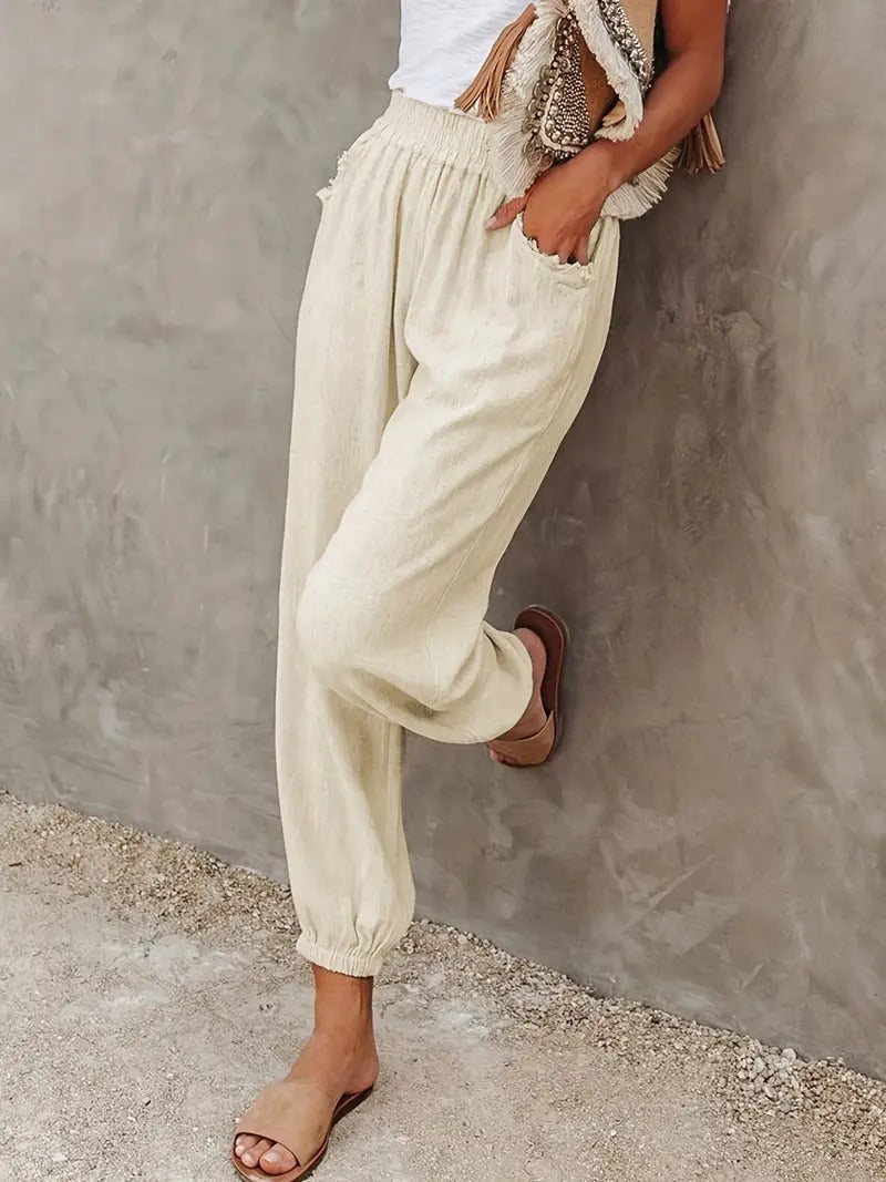 Livia - High Waist Long Pants