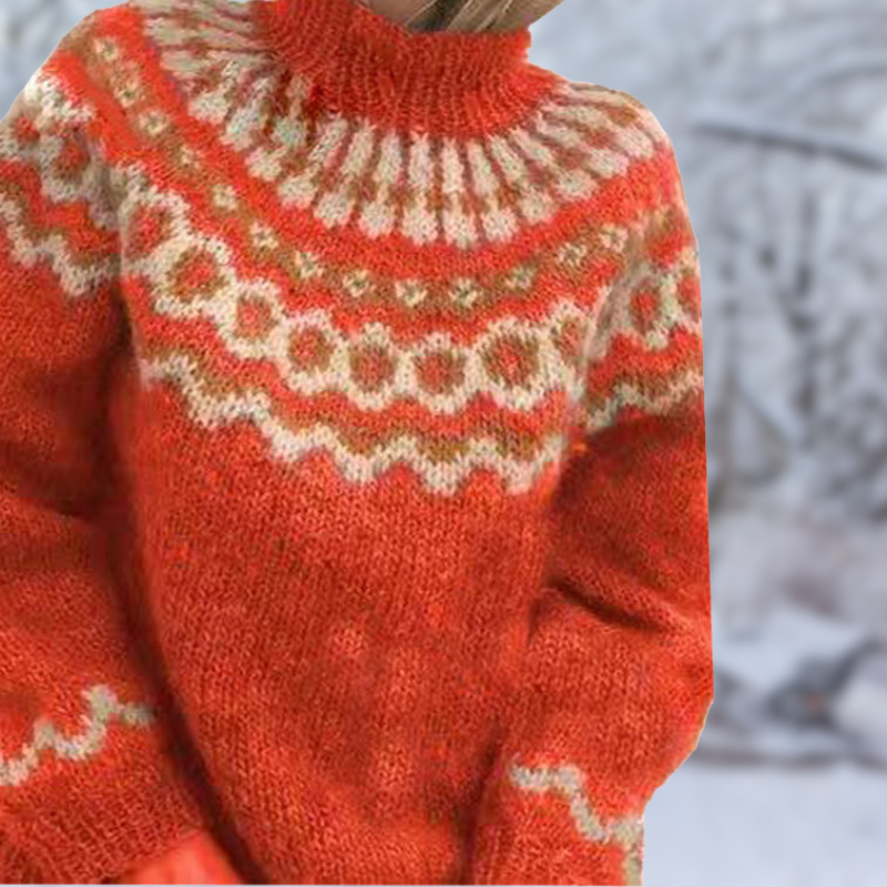 Léa Blanchet | Soft Knit Turtle Neck Sweater