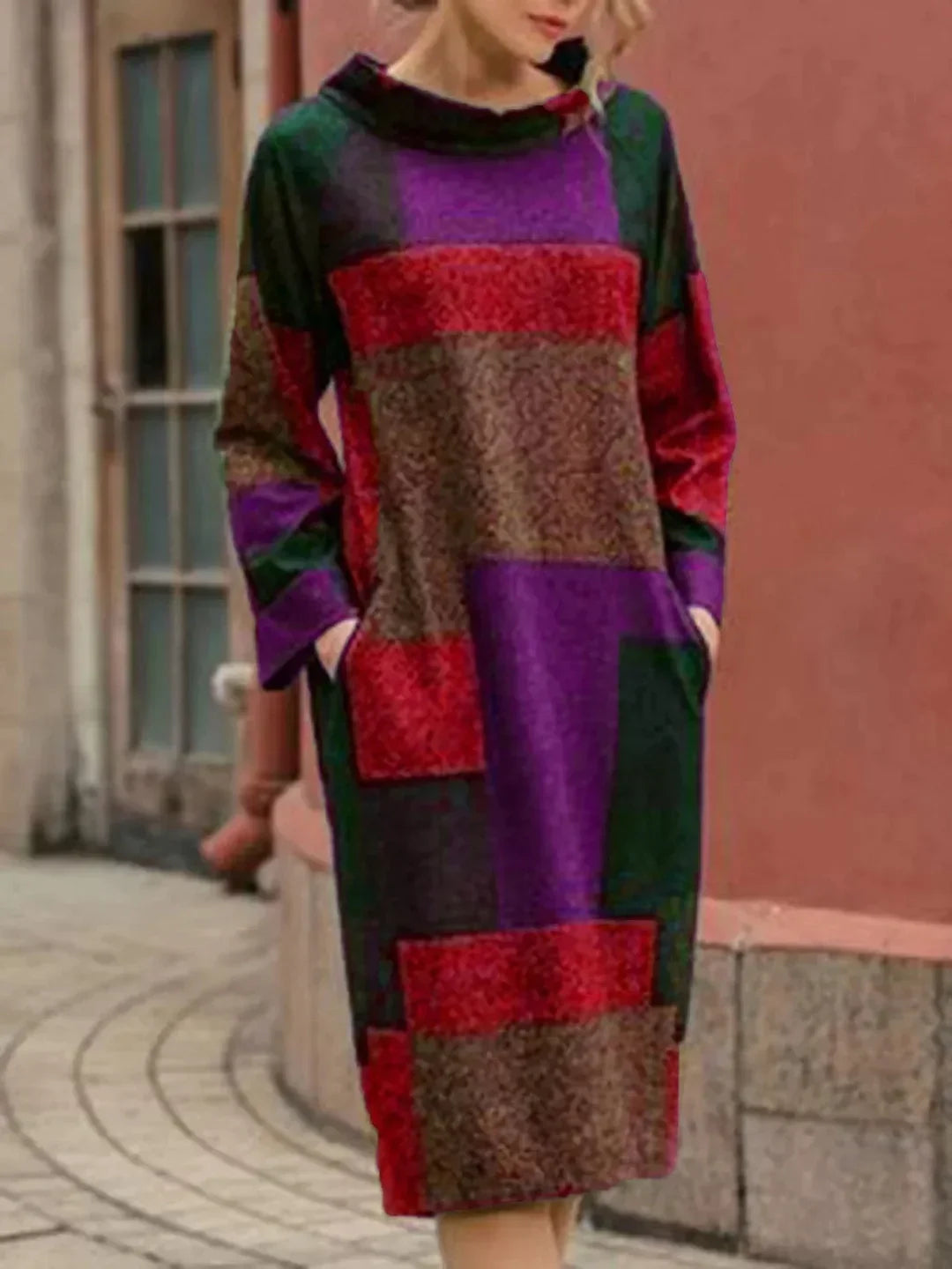 Pauline Laurent | Loose mid-length dress in a vintage look