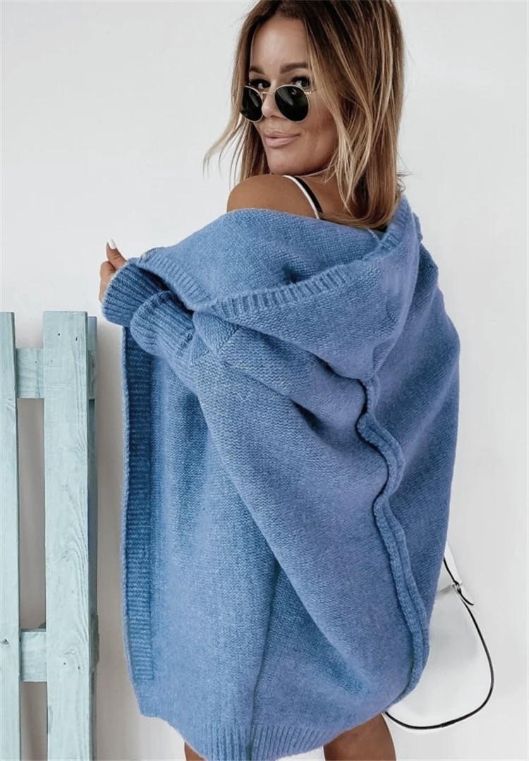 EMMA | Long Cardigan with Hood for Women