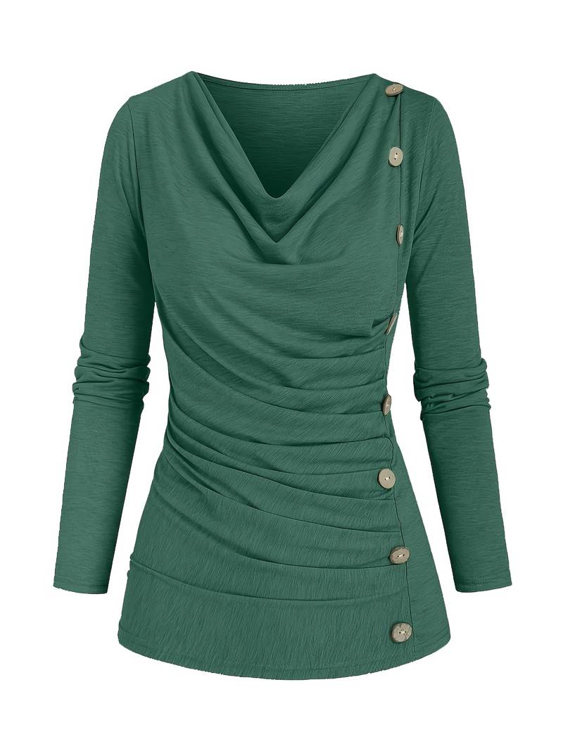 Sophie - Turtleneck Sweater with Ruffles