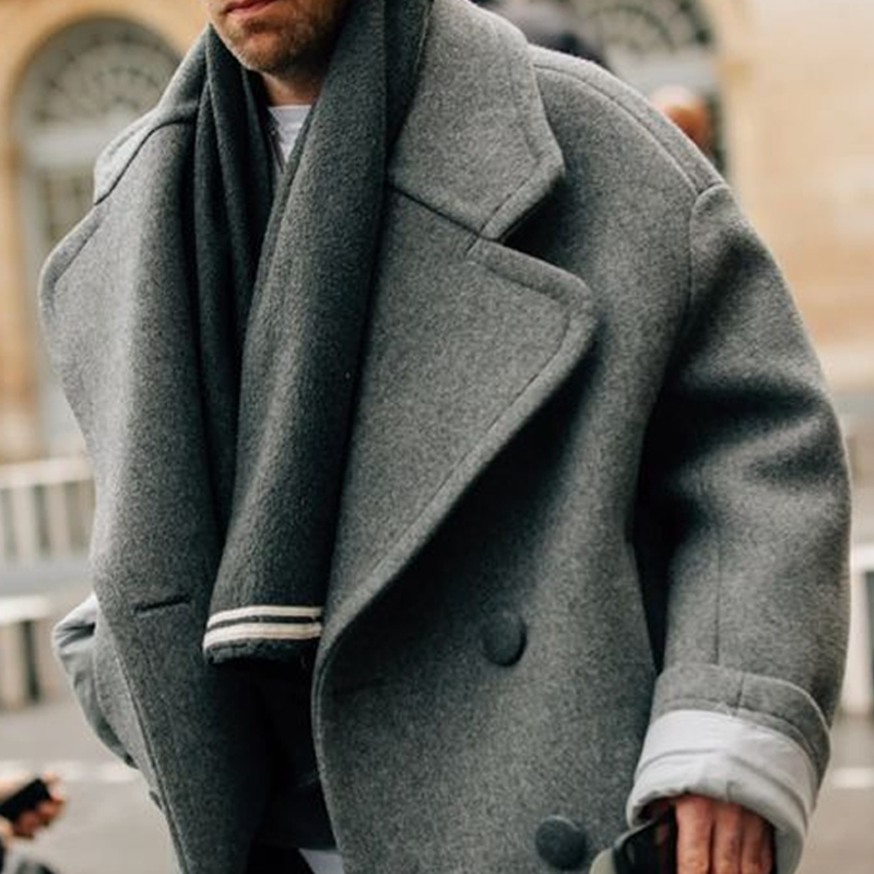Mavric -Double-Breasted Coat - Chic - Fashionable - Ideal for Autumn/Winter
