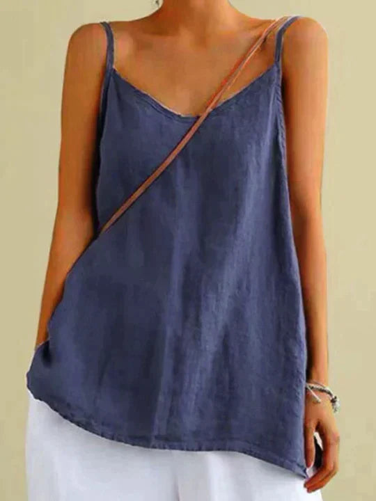 Fleur Rousse | Plain Sleeveless Top