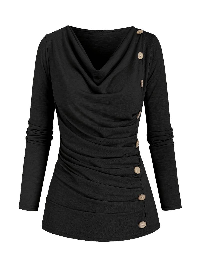 Sophie - Turtleneck Sweater with Ruffles