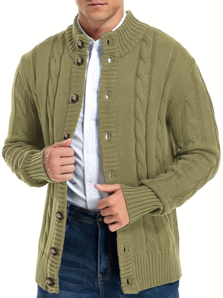 Cardigan with stylish pattern for men