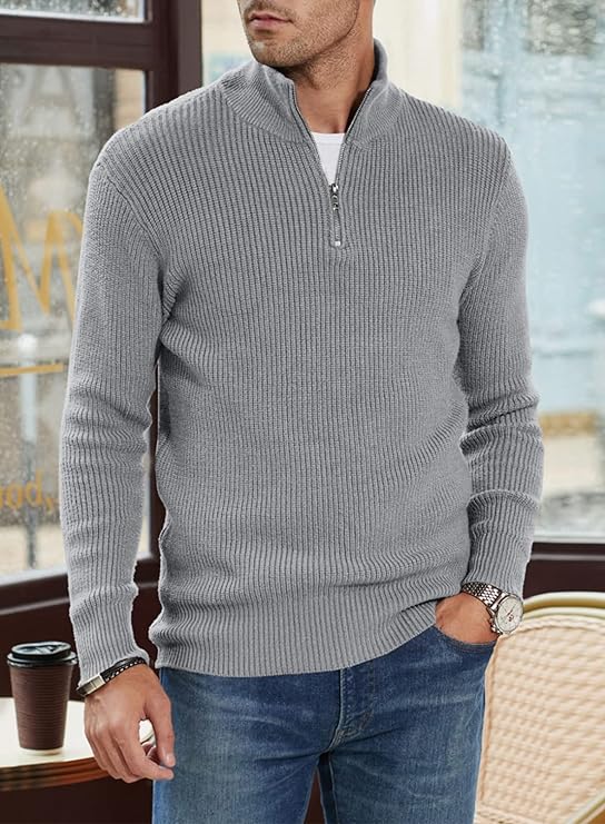 TOMMY | Stylish Zipper Pullover for Men