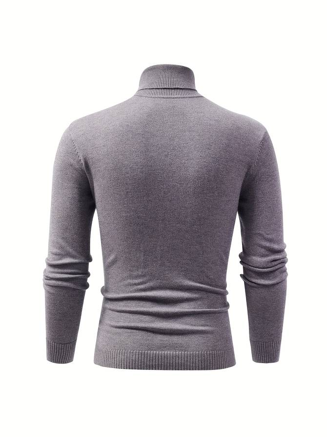 High neck jumper for men
