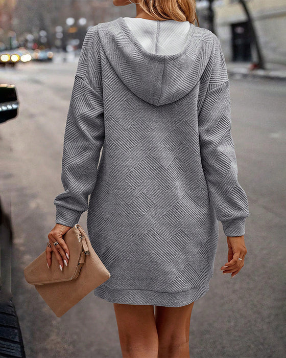 Alice Leroy | Plain casual dress with hood