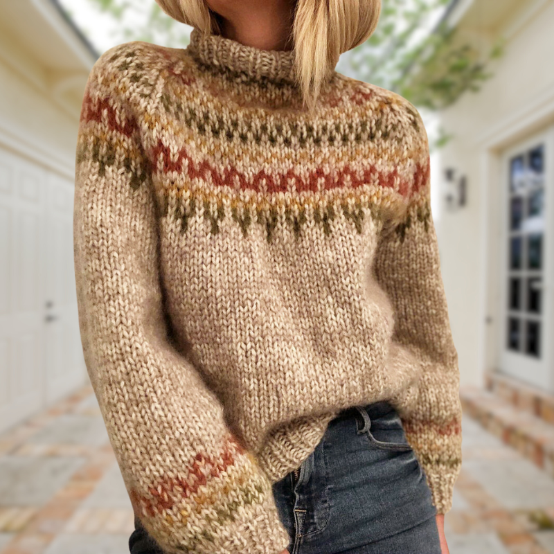 Riva Lefèvre | Classic and Stylish Patterned Sweater