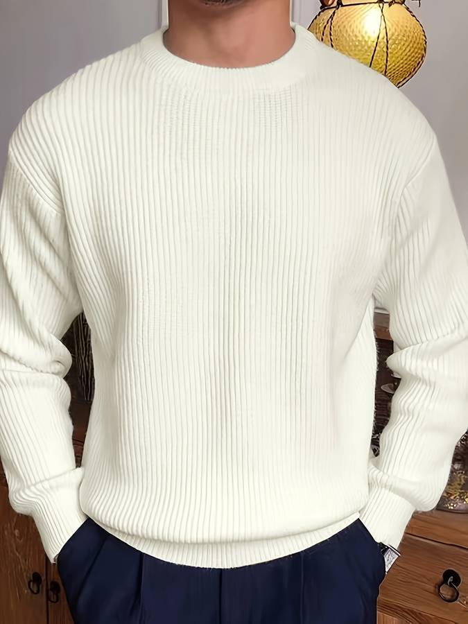 Men's knitted warm jumper