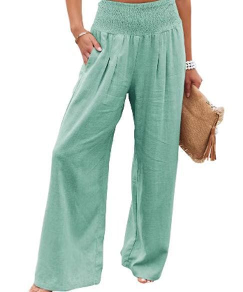 Ophelia - Women's Trousers - Chic - Modern Style And Linen - Formal Occasions