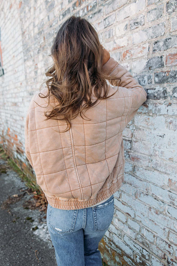 Lined puffer jacket with capuchins for ladies