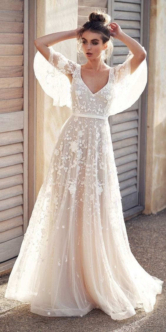 Mirana - Elegant White Maxi Dress - for Women | Made of Luxury Materials