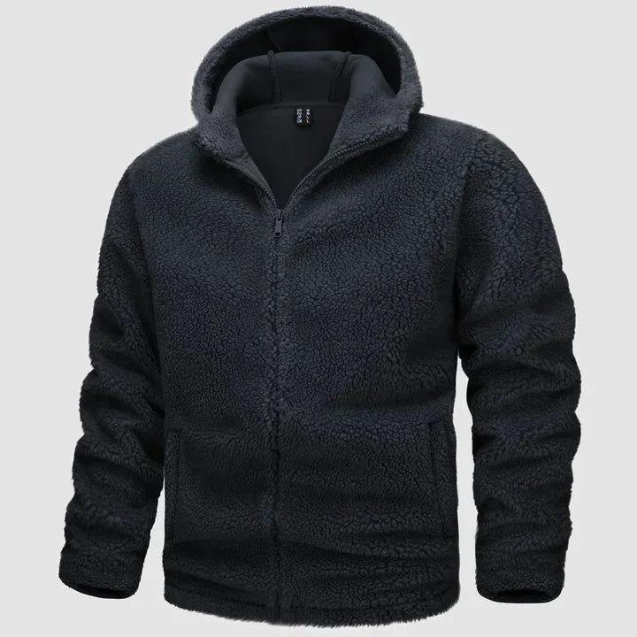 Men's fleece winter hoodie