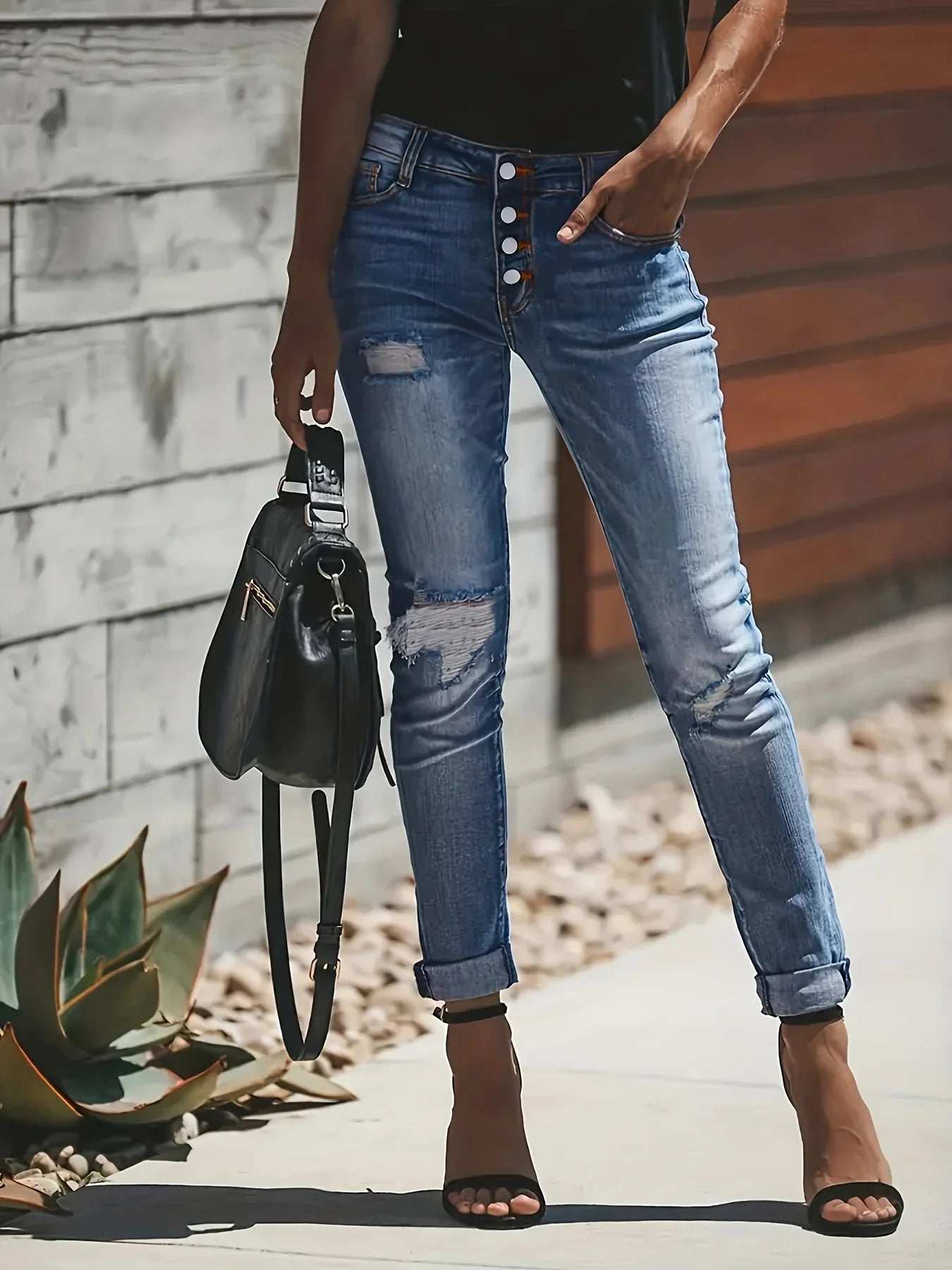Angela - Casual Denim Jeans
