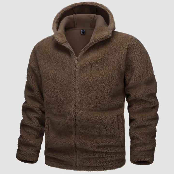 Men's fleece winter hoodie