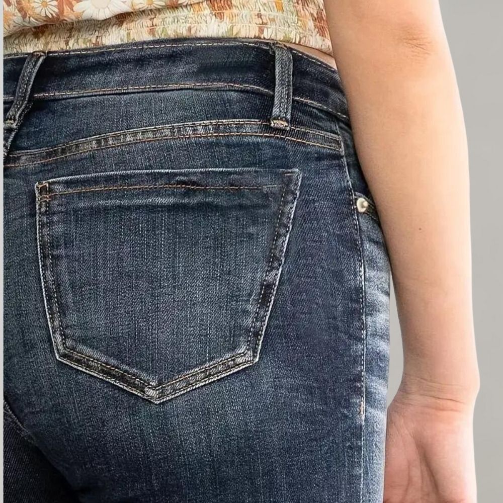 Marie - Flared Denim Pants