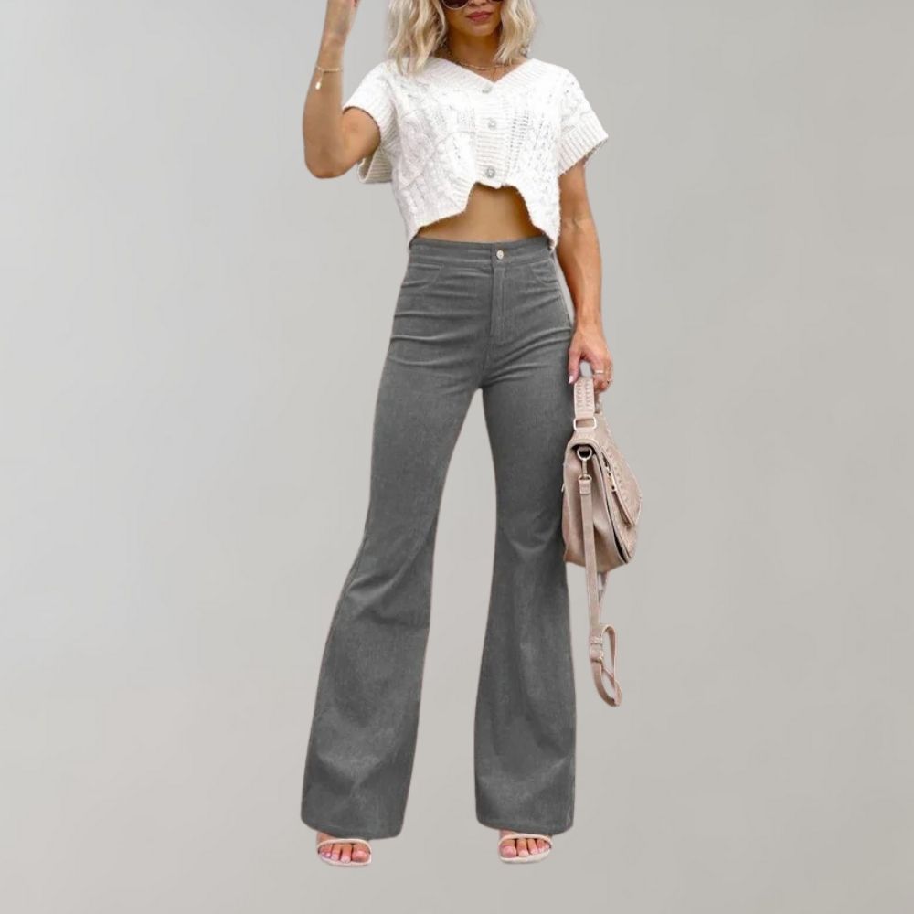 Noemi - Corduroy Flared Pants