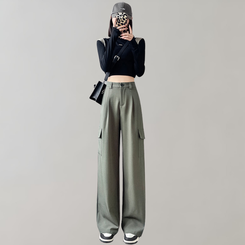 CASEY | Casual women's cargo pants