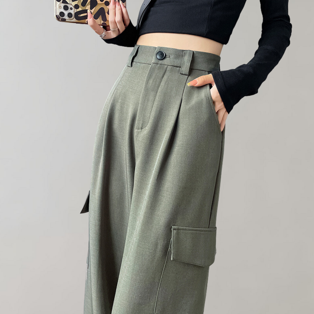 CASEY | Casual women's cargo pants