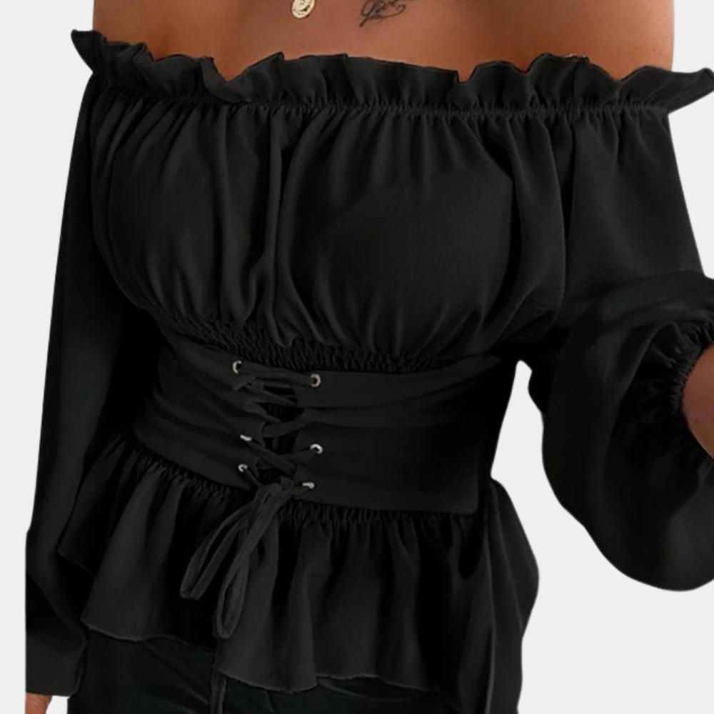 VICKY | Elegant off shoulder blouse for women