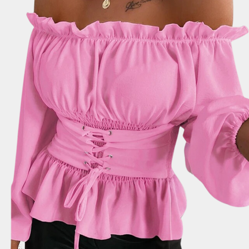 VICKY | Elegant off shoulder blouse for women