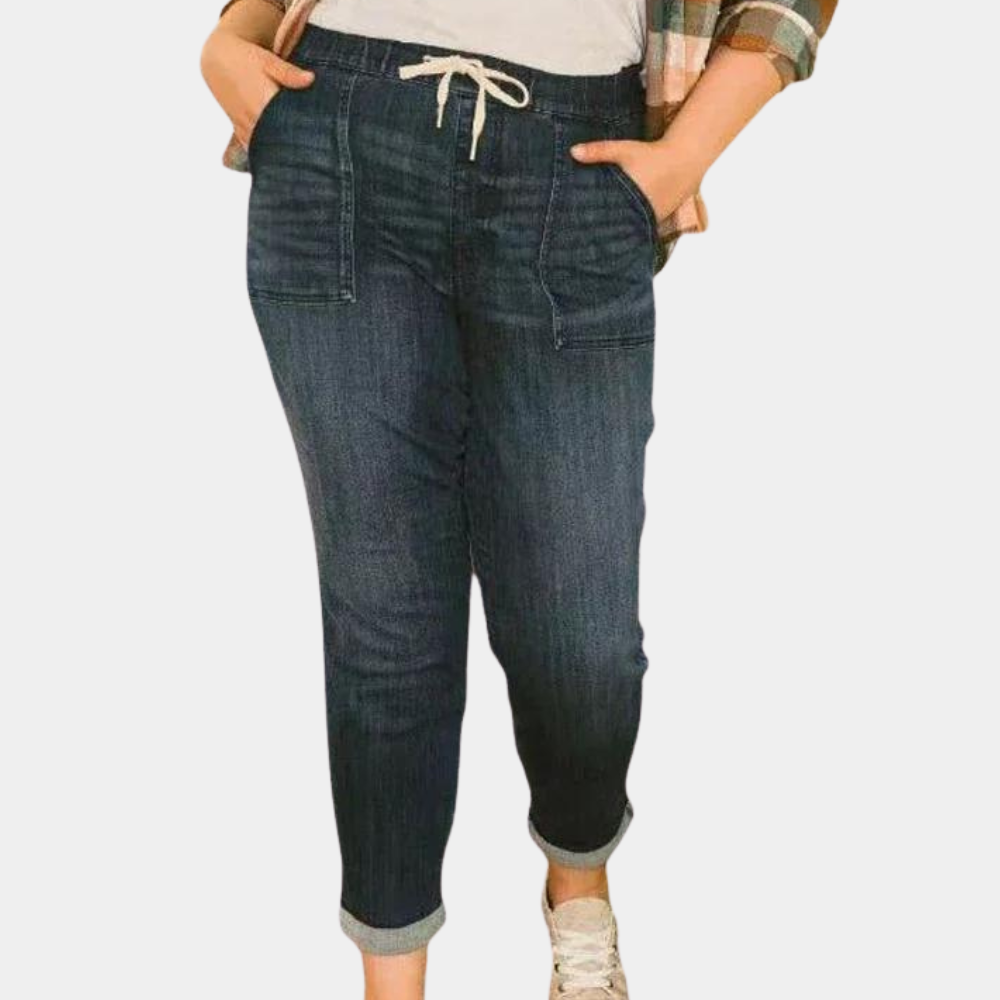 F.S. | Pants with high waist and drawstring for ladies