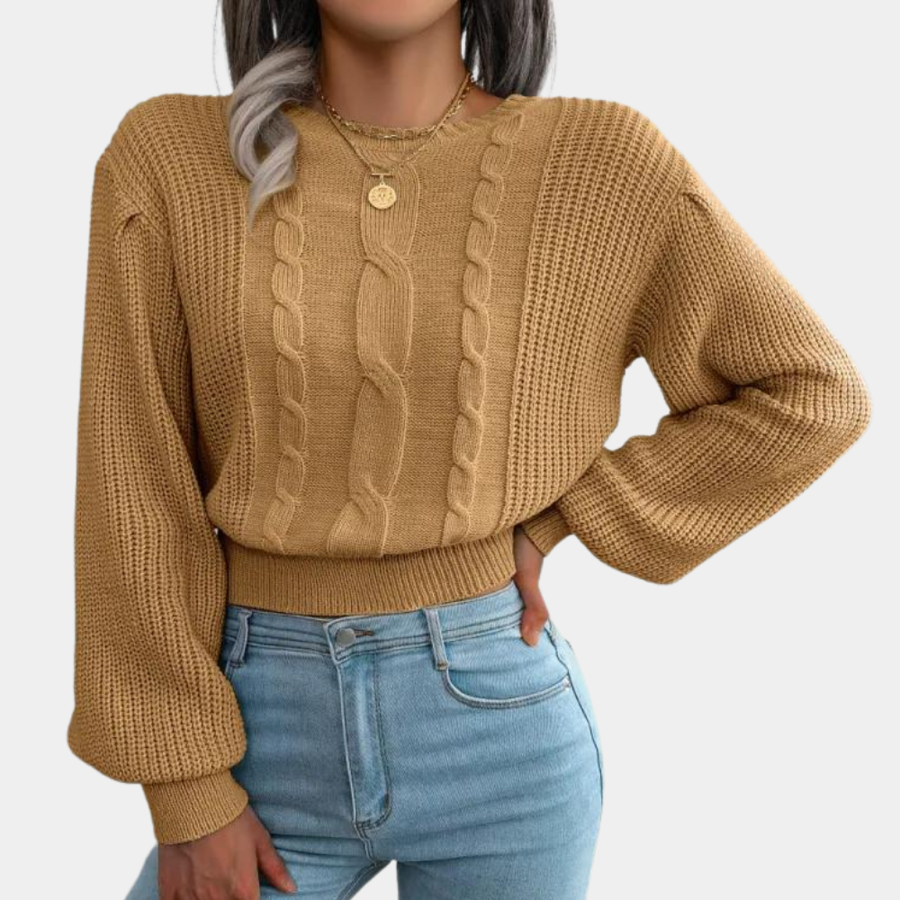 ELLA | Women's knit pattern sweater