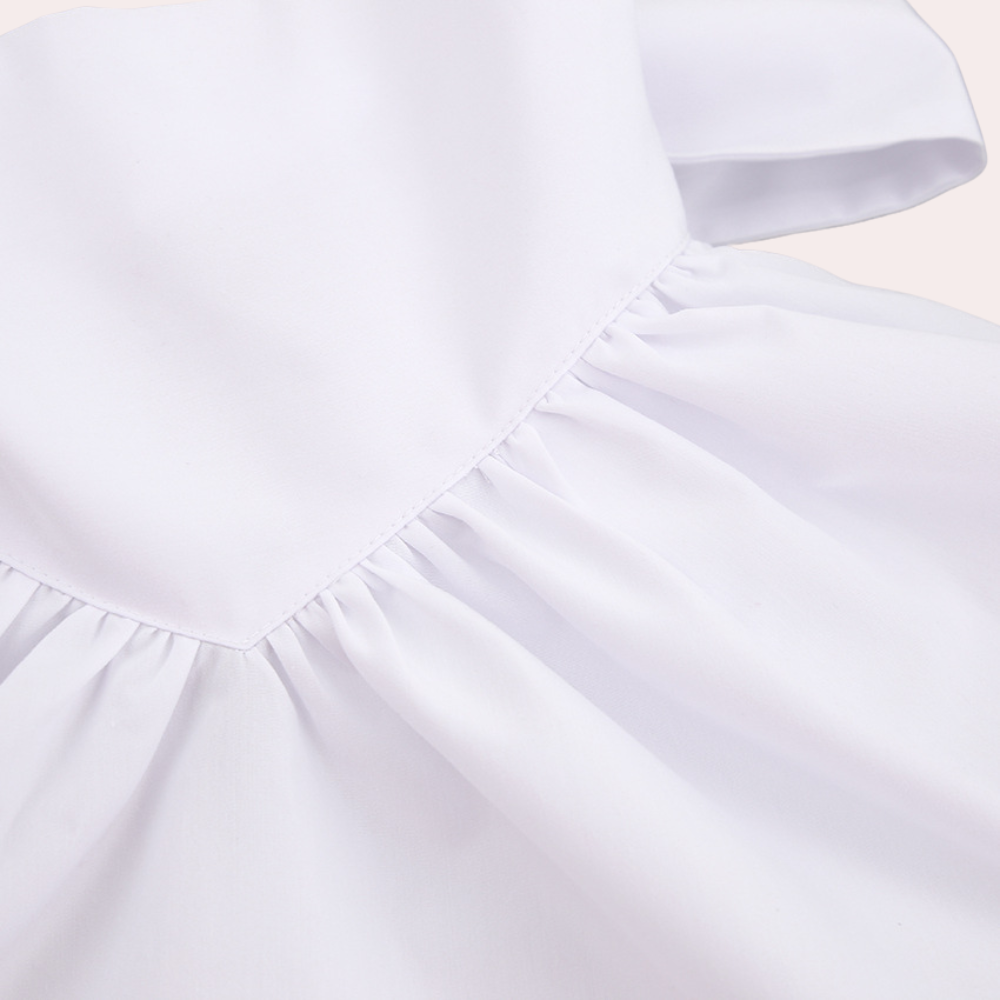 Stylish ladies blouse with high collar