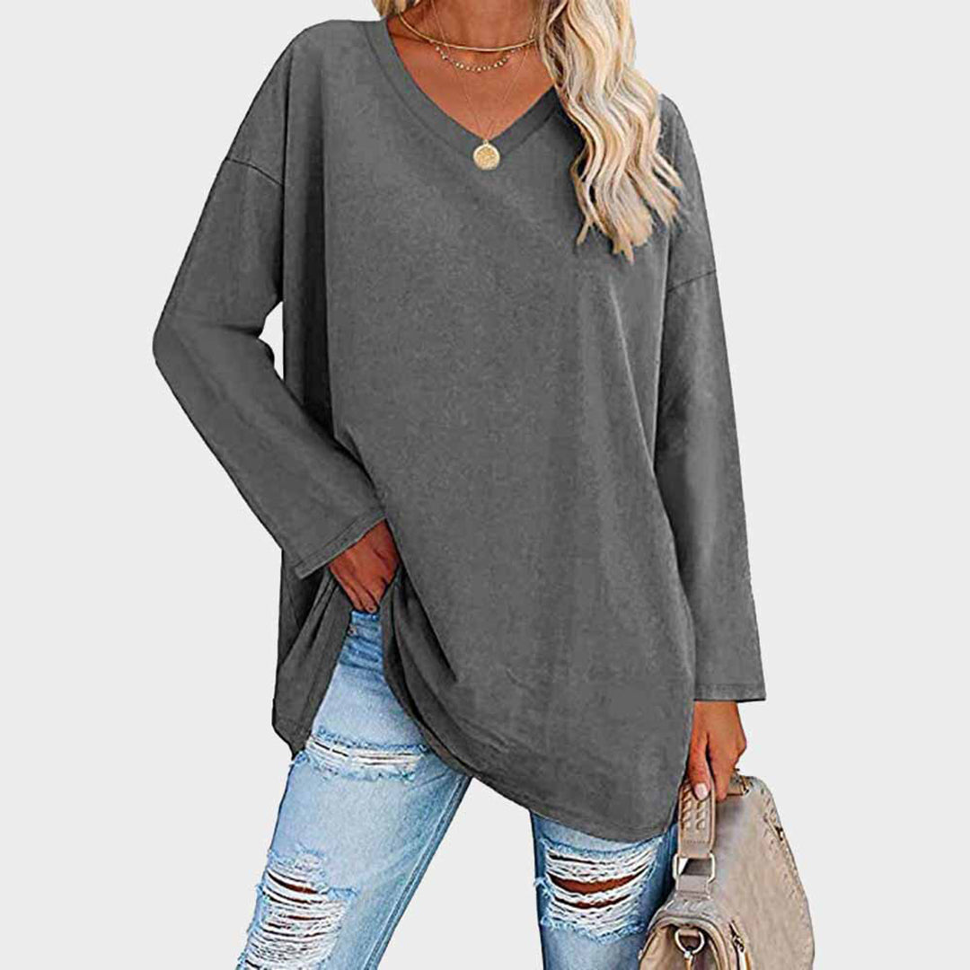 Fashion Street | Elegant Women's Top with Long Sleeves