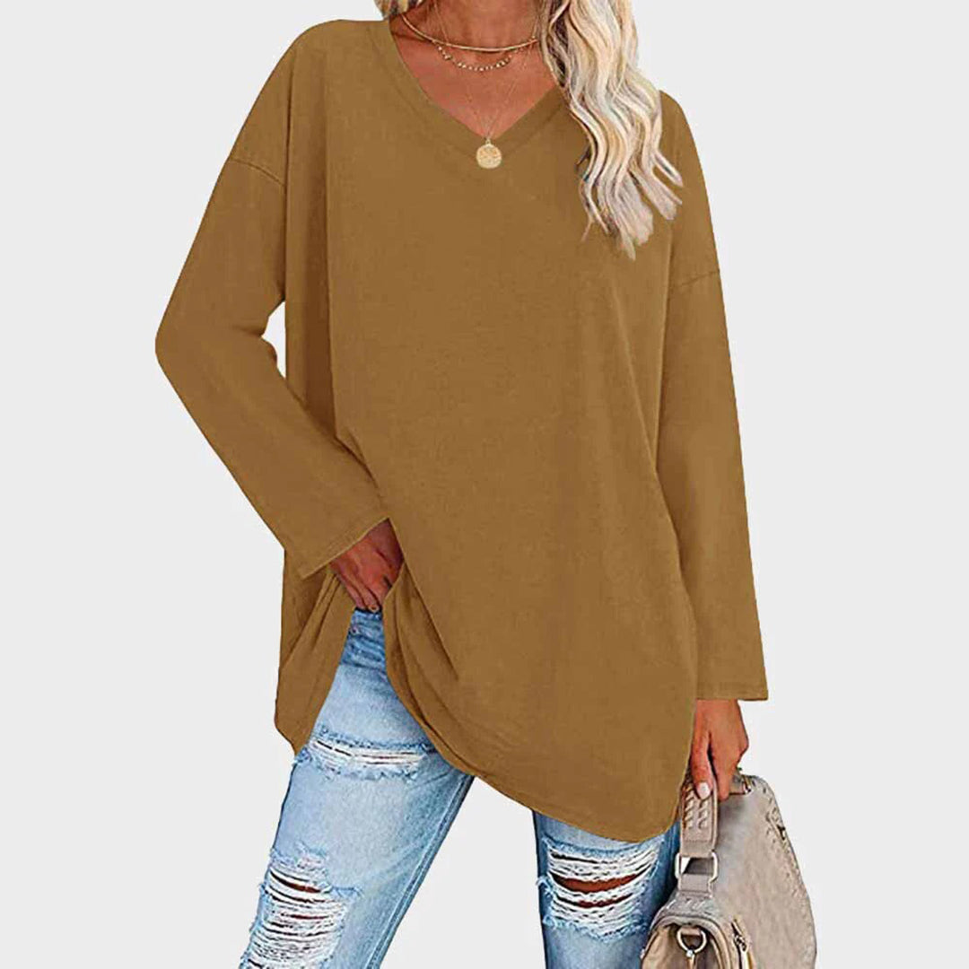 Fashion Street | Elegant Women's Top with Long Sleeves