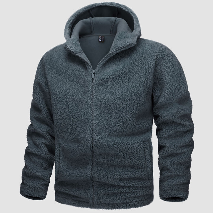 Men's fleece winter hoodie